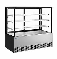 REFRIGERATED PASTRY COUNTER KAYMAN KRPC-1305M LUXE SQUARE STAINLESS STEEL